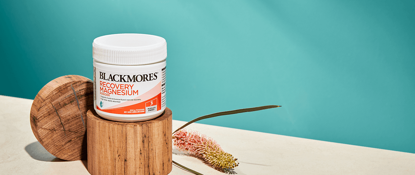 blackmores recovery magnesium banner